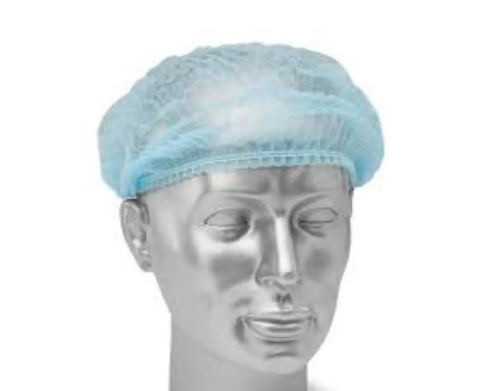Romsons Disposable Bouffant Cap - Double Elastic, Non-Woven (Pack of 100)