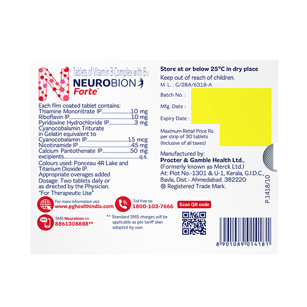 Buy Neurobion Forte Tablet at Best B2B Price Online | Medikabazaar