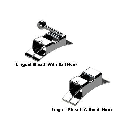 10 Pièces Attaches Linguales Orthodontie Sans Crochet - Acier Inoxydable