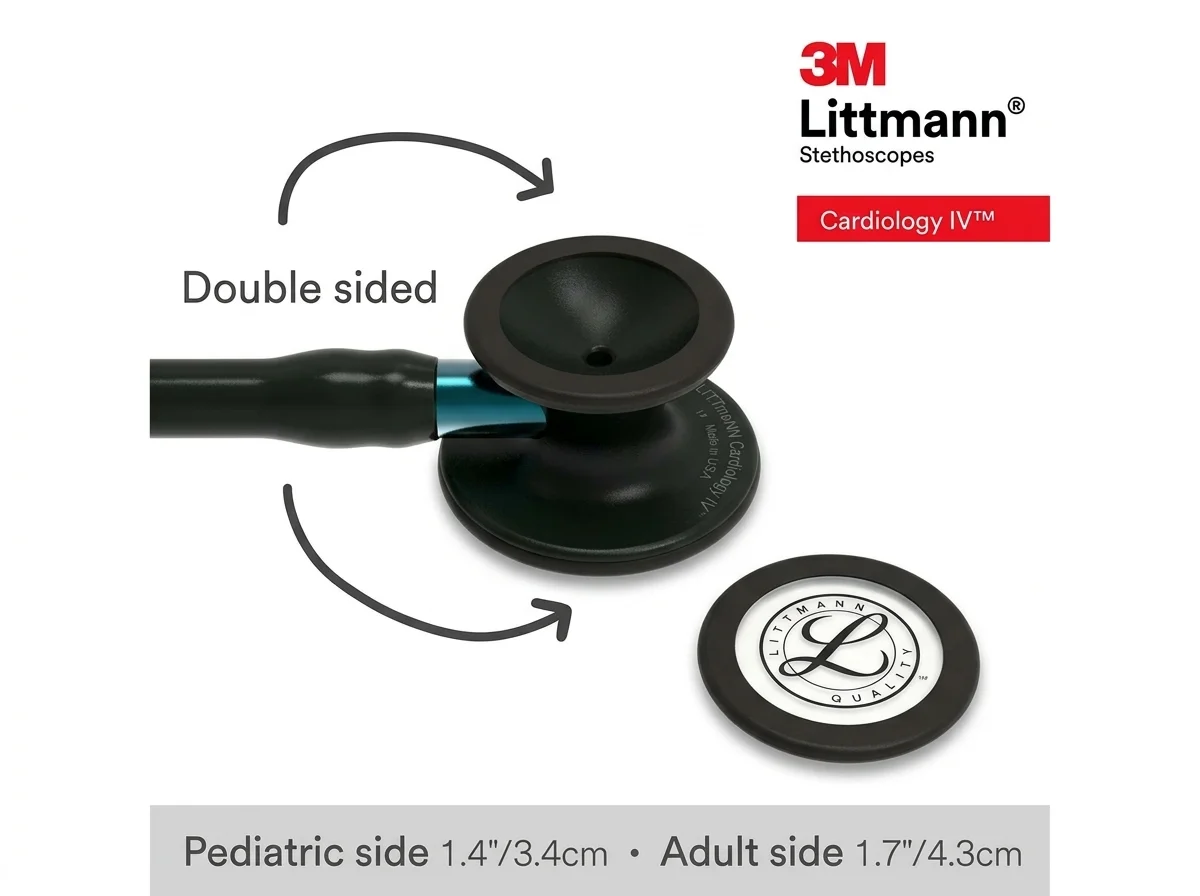 Buy 3M Littmann Cardiology IV Stethoscope Black-Finish Chestpiece