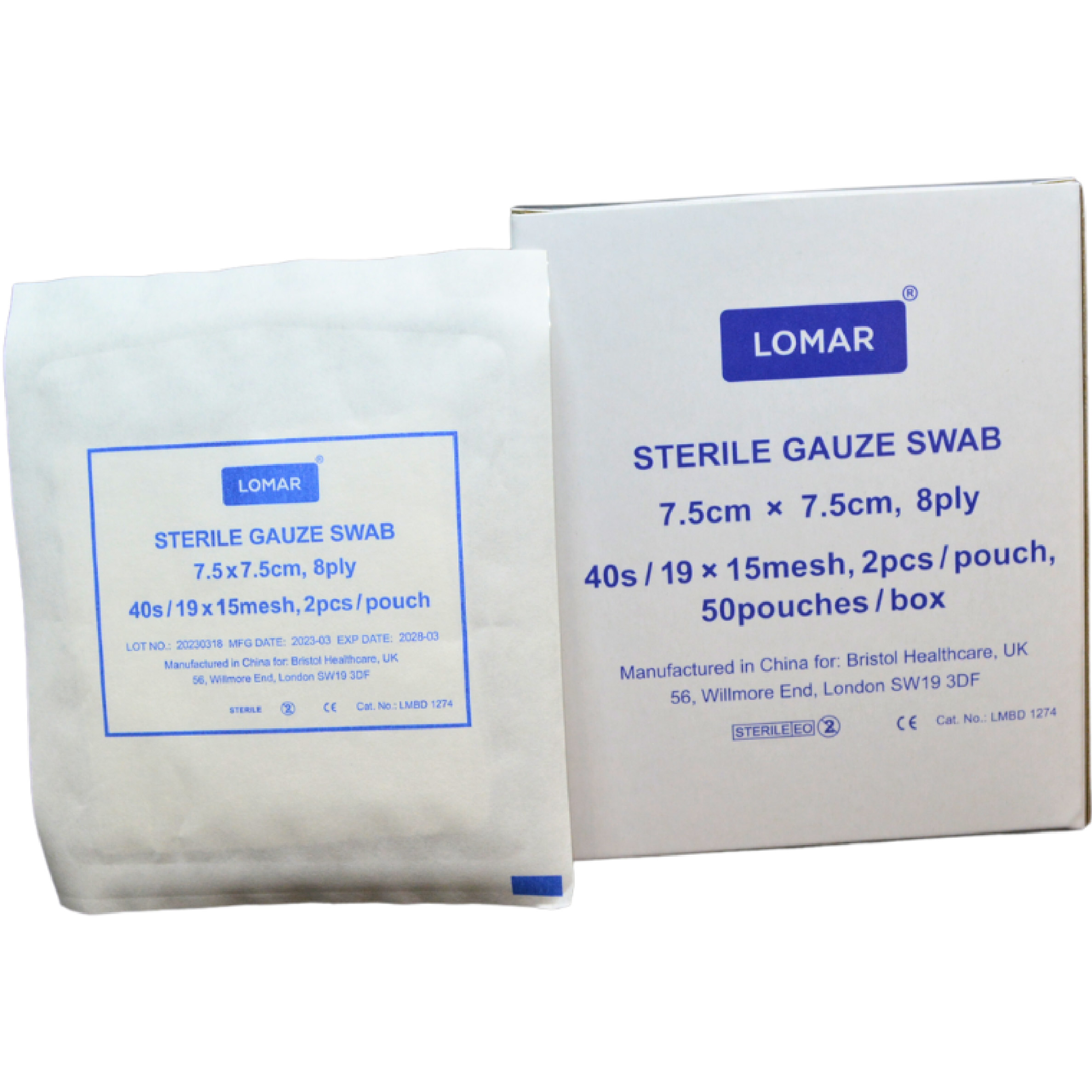 Topper 8 Sterile Swabs 7.5x7.5cm - 5 Per Pack - View #4