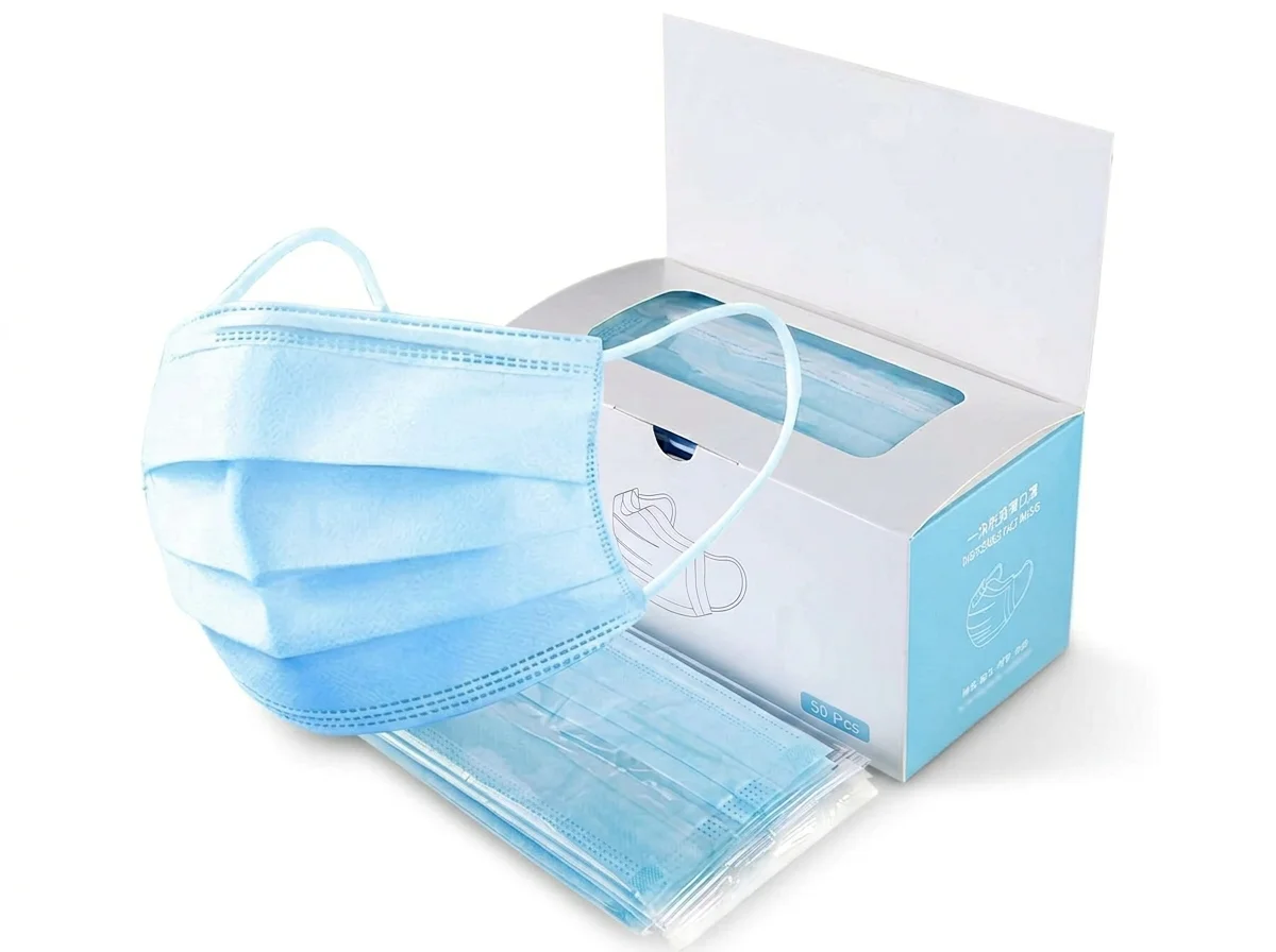 Surgiwear 3-Ply Surgical Face Mask - Tie-Back, BFE >99% (Box of 50)