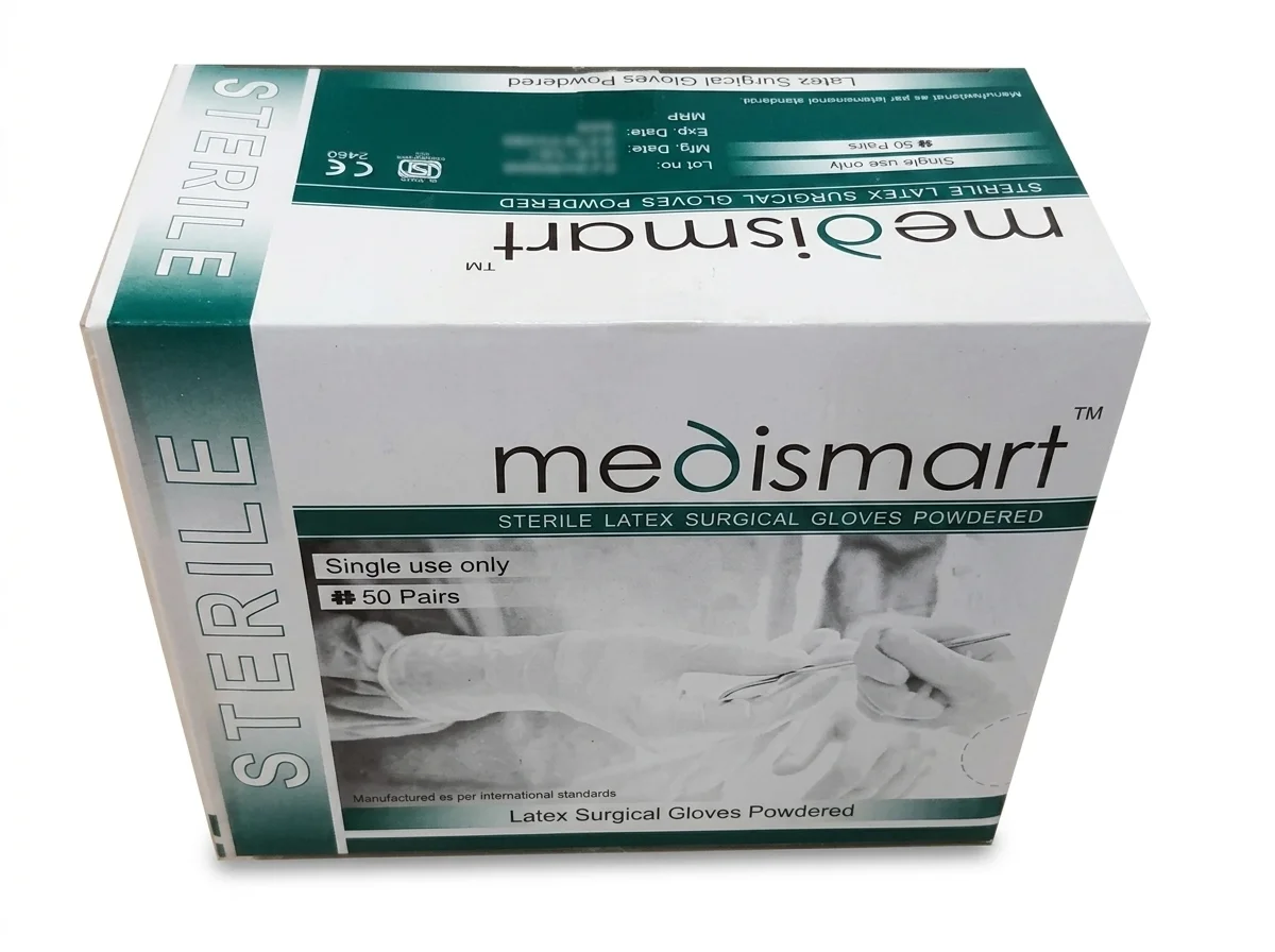 Buy zp Mediheal Sterile Powder Free Latex Surgical Gloves at Best